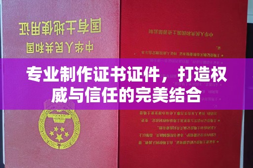 泰顺专业制作证书证件，打造权威与信任的完美结合