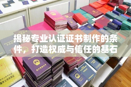 泰顺揭秘专业认证证书制作的条件，打造权威与信任的基石