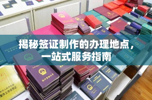 泰顺揭秘签证制作的办理地点，一站式服务指南