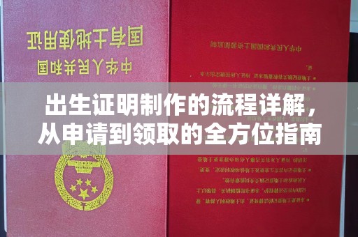 泰顺出生证明制作的流程详解，从申请到领取的全方位指南