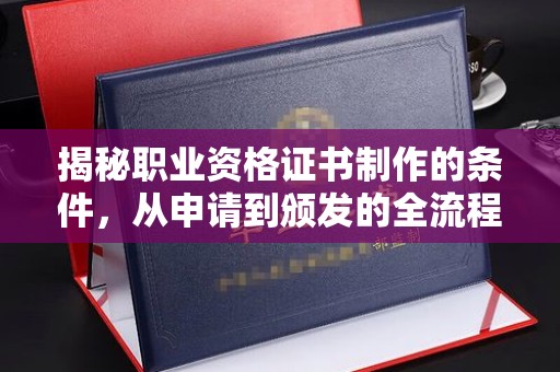 泰顺揭秘职业资格证书制作的条件，从申请到颁发的全流程解析