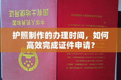 泰顺护照制作的办理时间，如何高效完成证件申请？