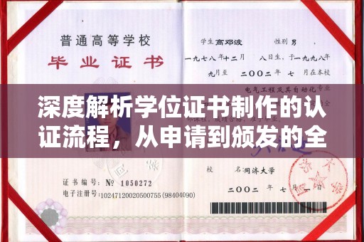 泰顺深度解析学位证书制作的认证流程，从申请到颁发的全攻略