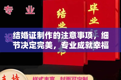 泰顺结婚证制作的注意事项，细节决定完美，专业成就幸福