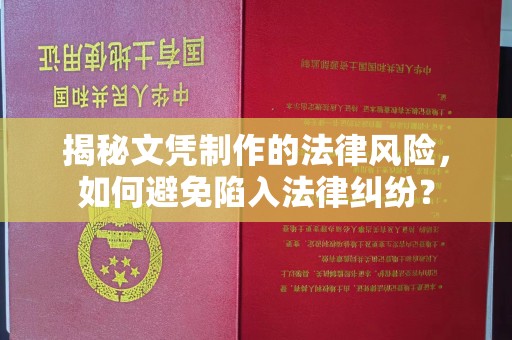 泰顺揭秘文凭制作的法律风险，如何避免陷入法律纠纷？